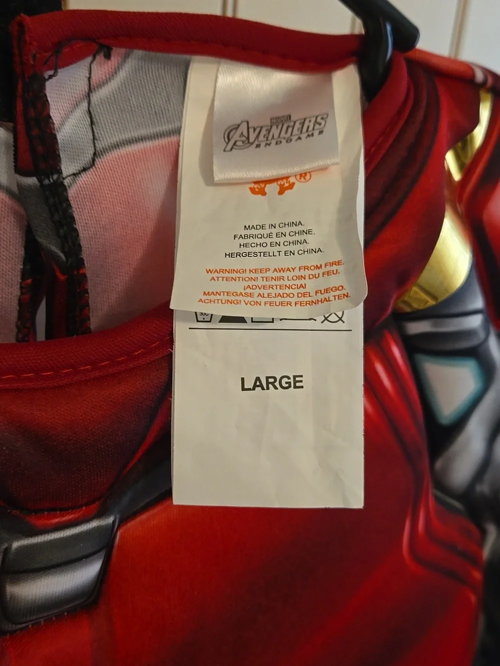 Marvel Ironman Large Costume - Picture 2 of 2